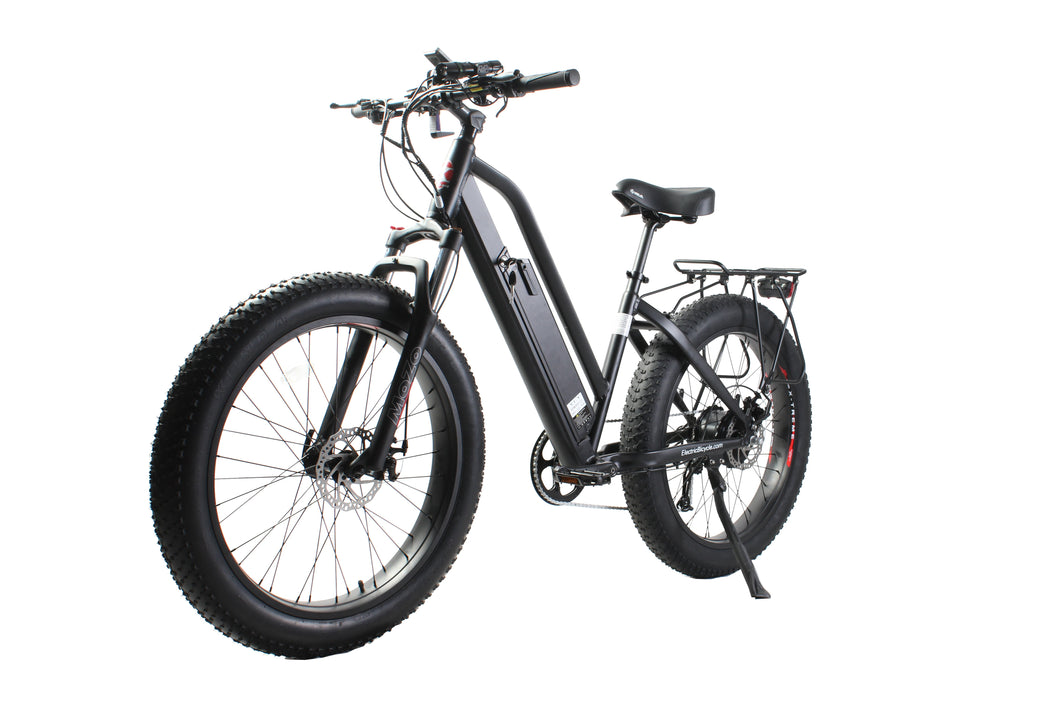 X-Treme Boulderado 48 Volt 17 Amp Fat Tire Step-Through Electric Mountain Bicycle